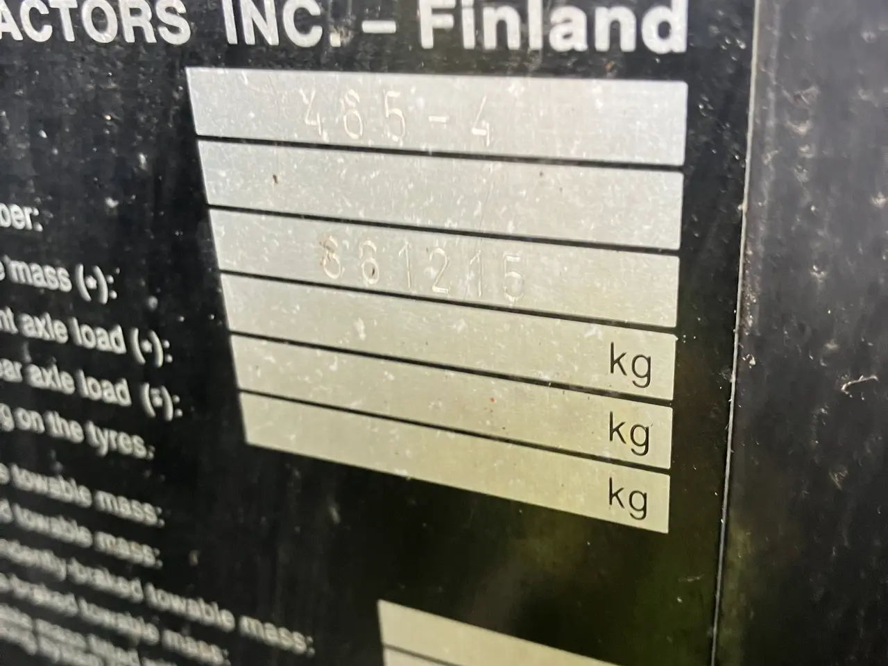 Billede 5 - Traktor - Valmet 405-4 - 4 hjulstræk