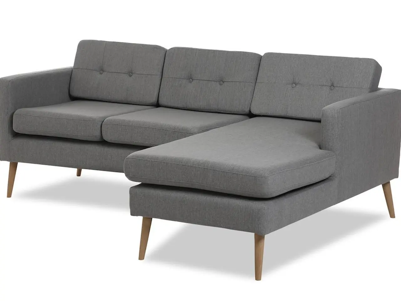 Billede 2 - Novelty chaiselongsofa højrevendt - lysegrå Inari 91