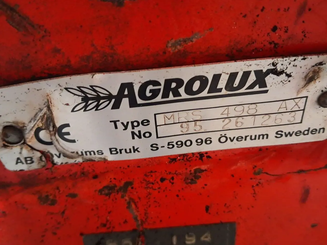 Billede 5 - Agrolux MRS 498 AX 4-furet vendbar plov med pakkerarm + pakker