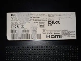 Philips tv med vægophæng
