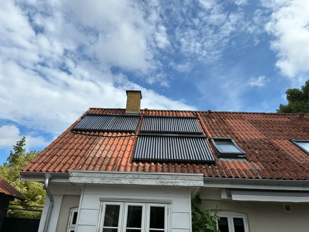 Billede 1 - Solfanger 90 rør ca. 15 år gammel