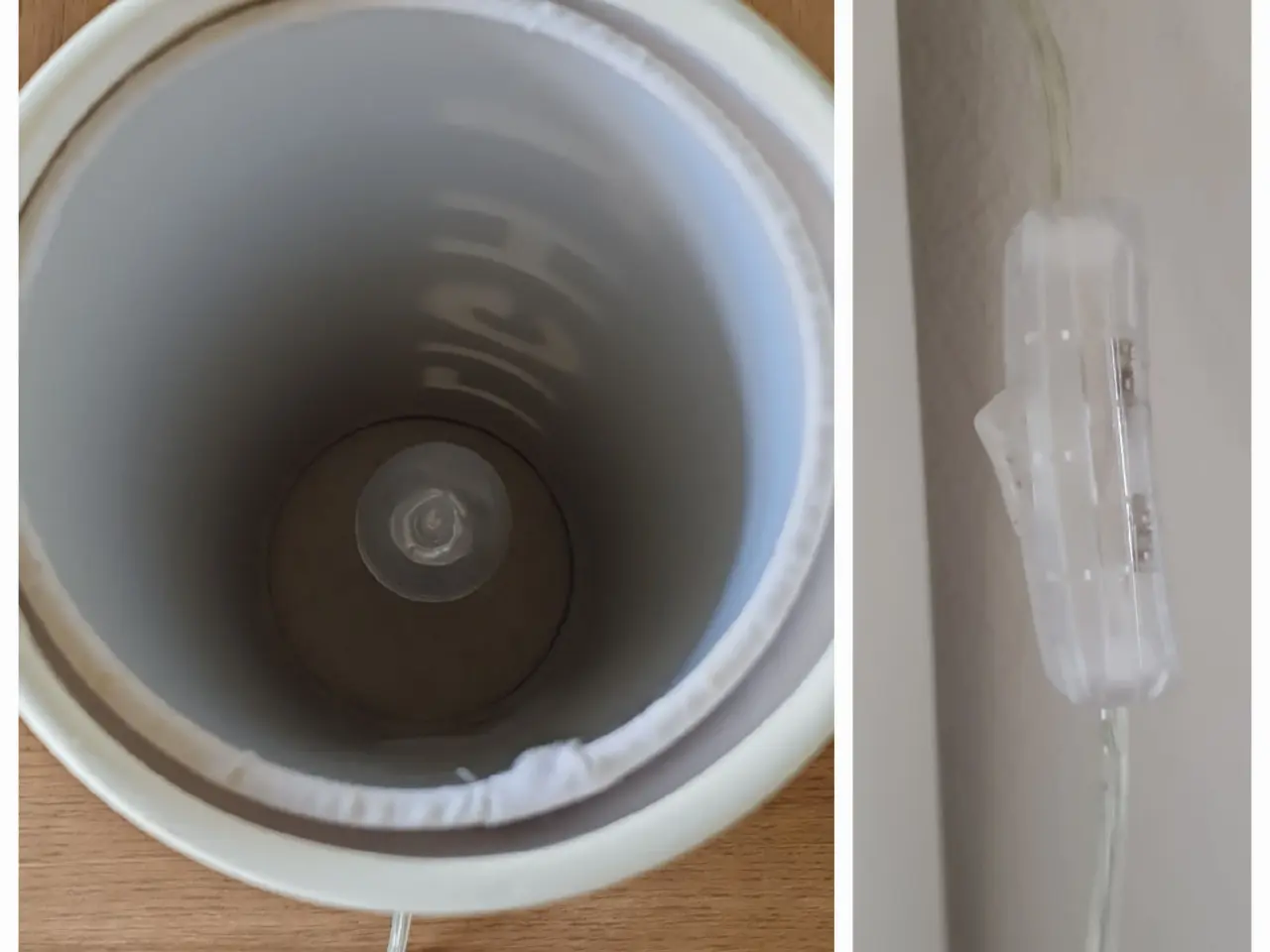 Billede 4 - Bordlampe med ordet "LIGHT"