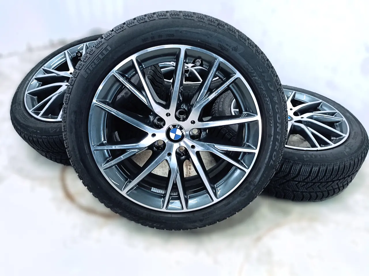 Billede 6 - 5x112 17" ET47 nav 66,6ø BMW vintersæt inkl. TPMS