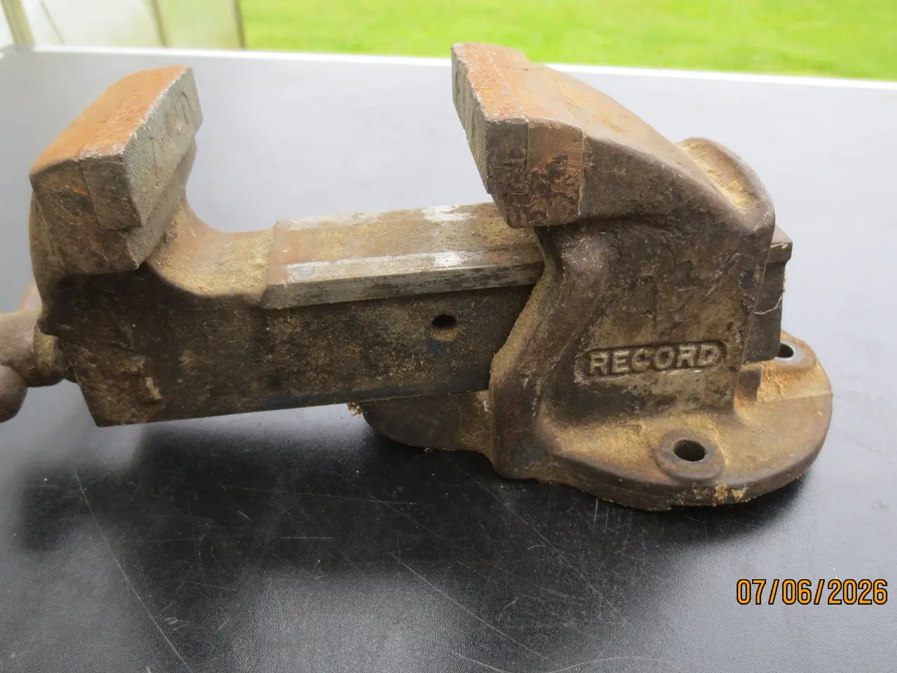 Billede 1 - 1 stk Record Skruestik Patent 196658/23