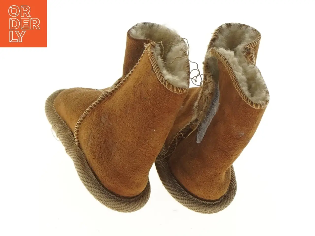 Billede 6 - Brune børnestøvler med pelsfor (str. 17 cm)