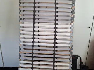 2 stk. Lamelbunde på ramme 90 x 200 cm