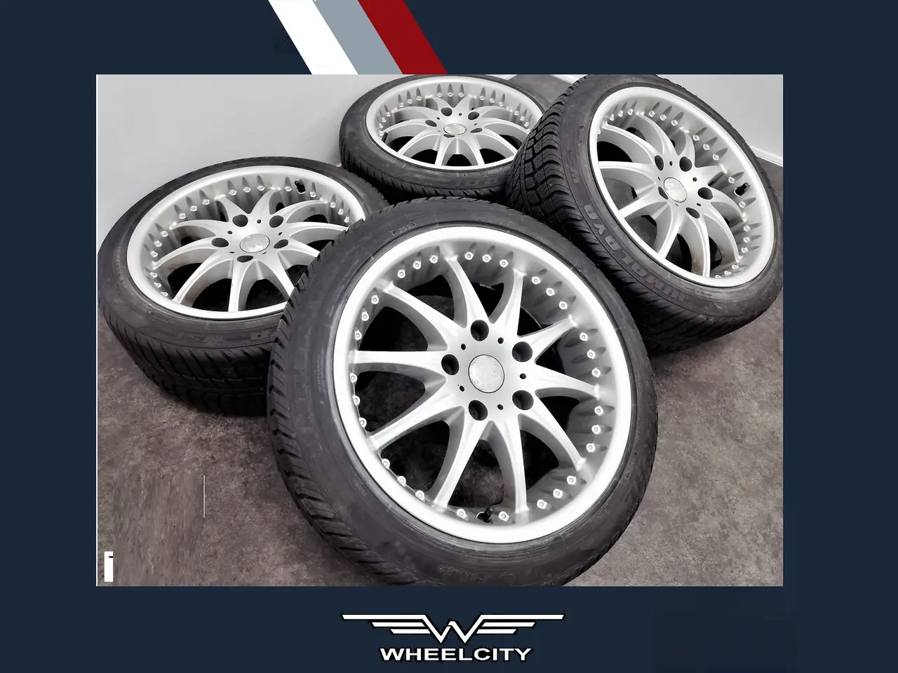 Billede 1 - 5x130 17" ET45 AZ Sport Porsche vintersæt
