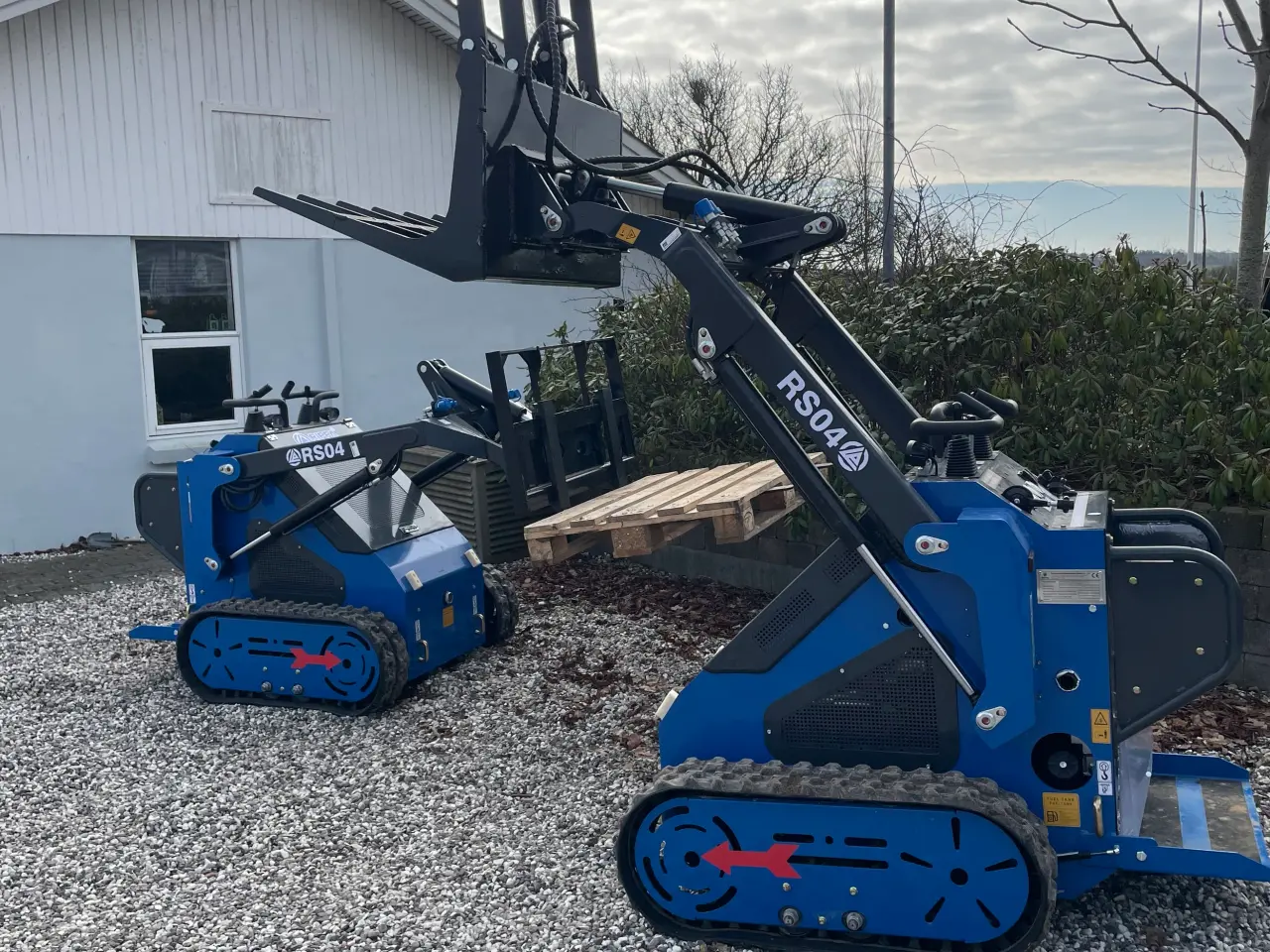 Billede 3 - Rippa Minilæsser 900kg Kubota motor