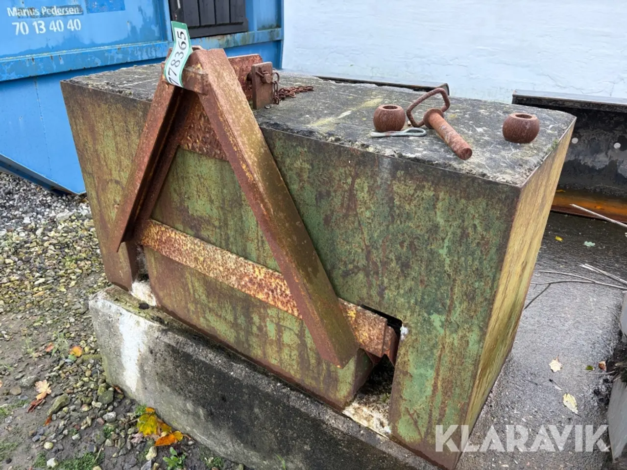 Billede 1 - Vægtklods beton 1 styk