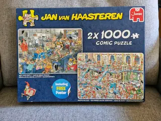 Jan van Haasteren, Santa's Factory, 2×1000 stk