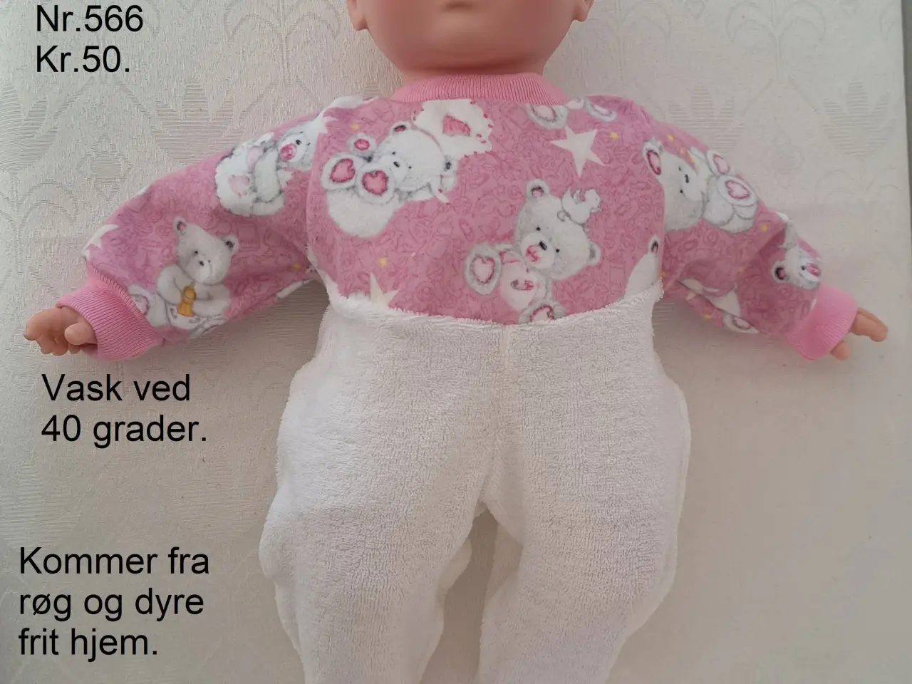 Billede 9 - Dukketøj til Sofia dukken på 40cm. med blød krop.