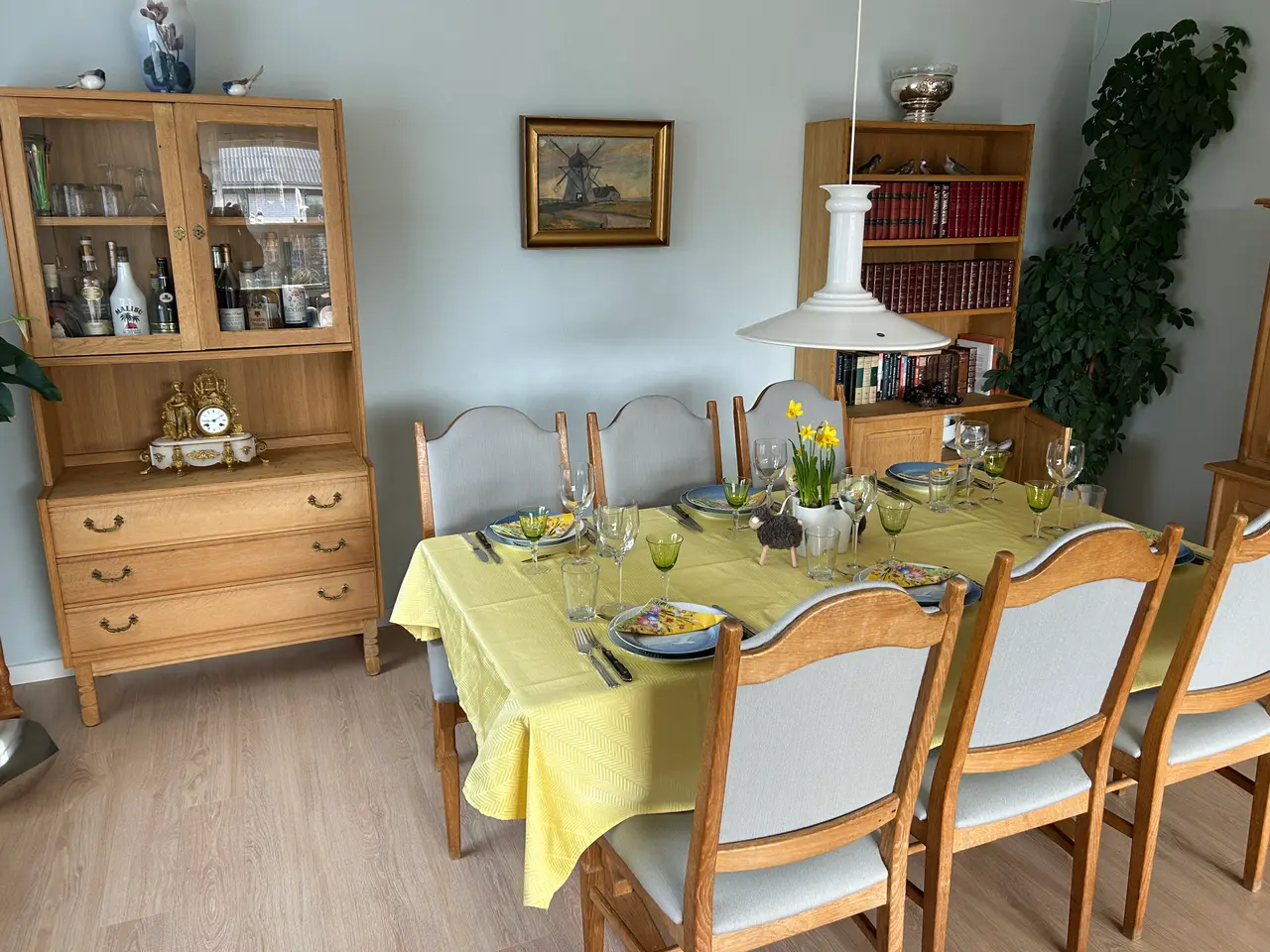 Billede 3 - Spisestue i syret eg