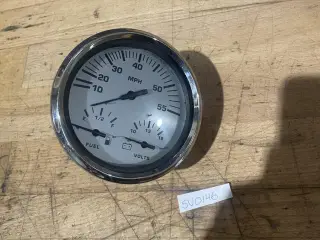 Kombinationsinstrument – Faria måler (Speedometer / Fuel / Volt) DEMO
