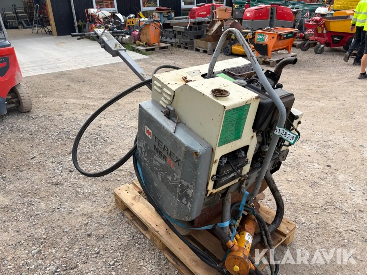 Billede 4 - Pladevibrator/Hydraulik station Benford MBR71HE