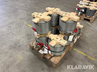 Stålwire Drahtseilwerk Hemer Taurus wire top e. Safetyhook - 9 bundter / 1170m