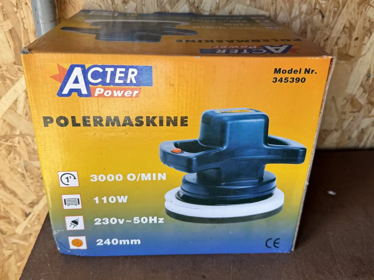 Billede 1 - Acter Power polermaskine 240mm 110W