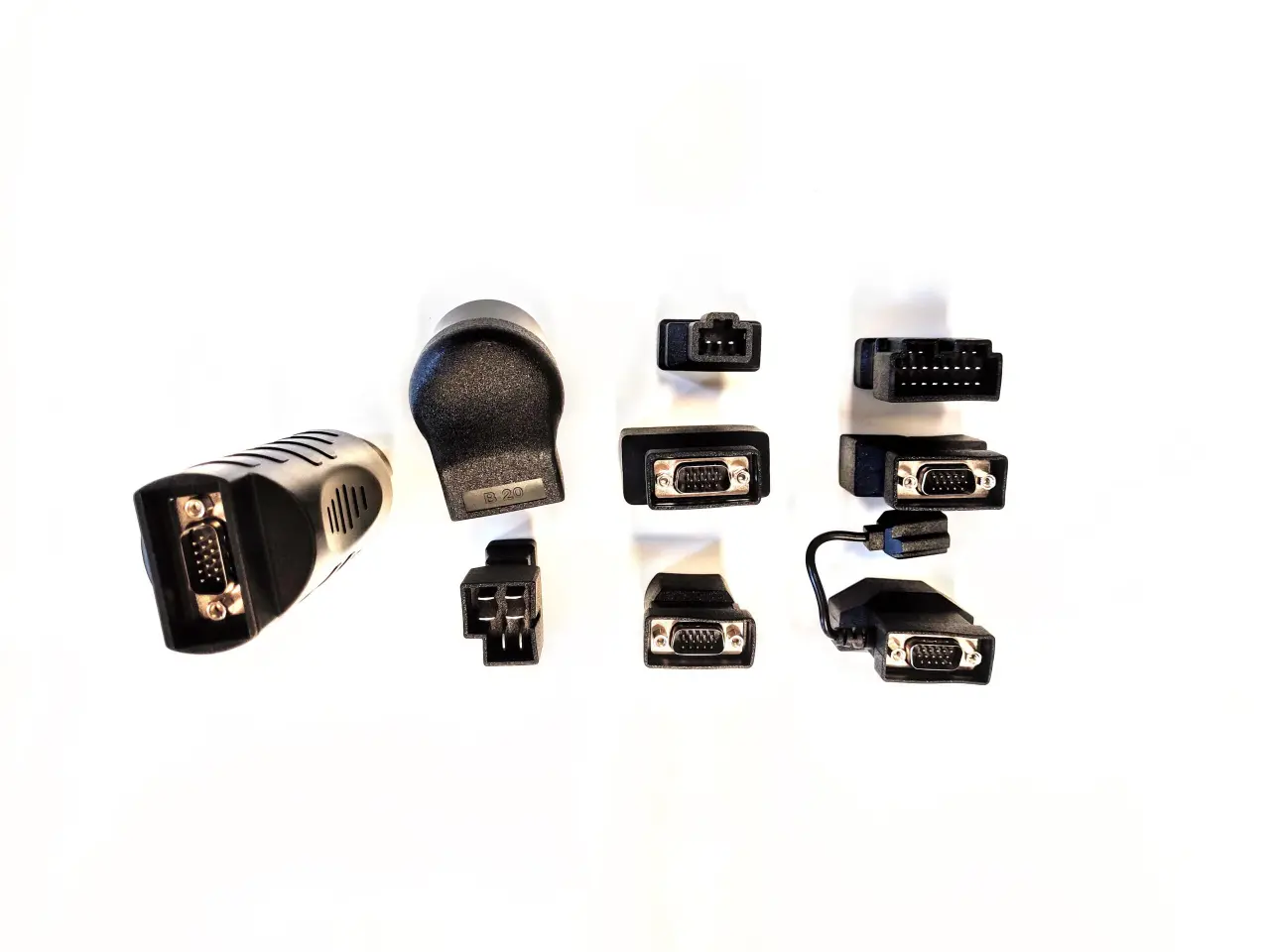 Billede 10 - Adaptor sæt for ældre biler uden OBD stil - Pre OBD adaptor sæt.