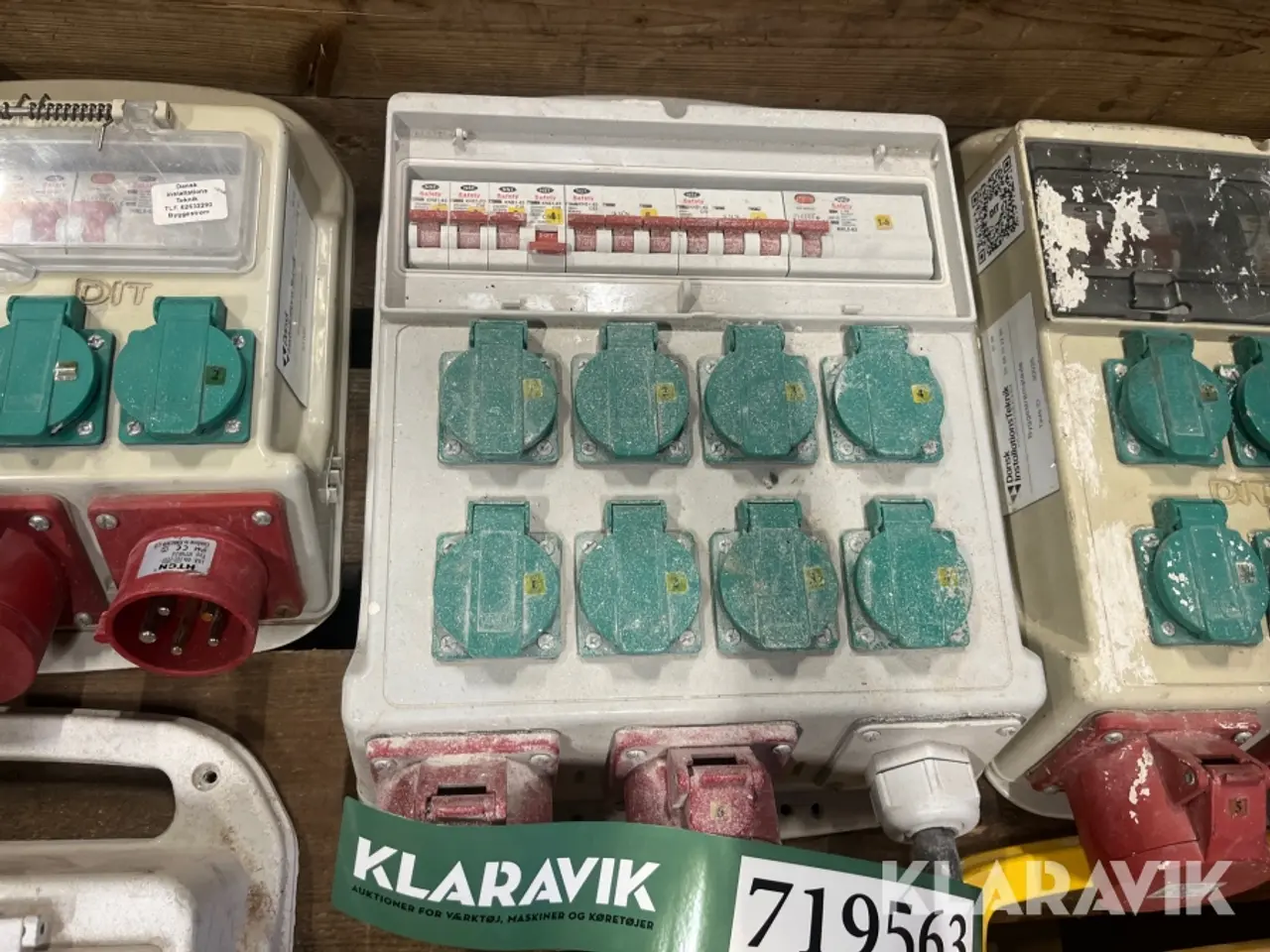 Billede 4 - Byggestrømtavler, 7 Styk