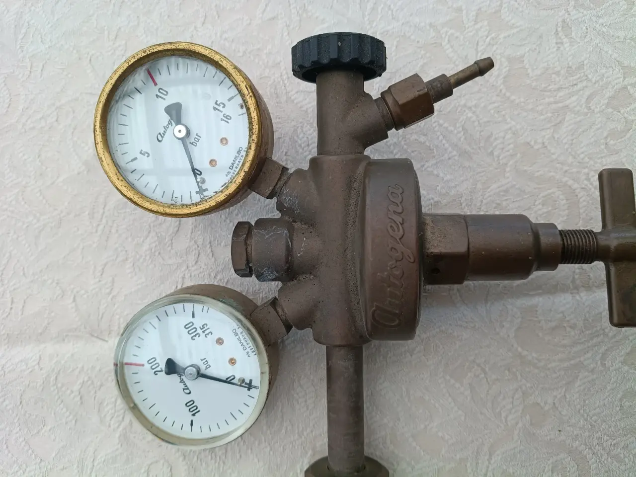 Billede 5 - 2 x Ældre manometer 