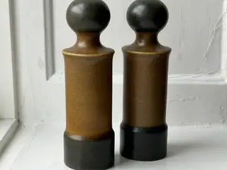 Salt og peber-sæt, keramik, cylinder