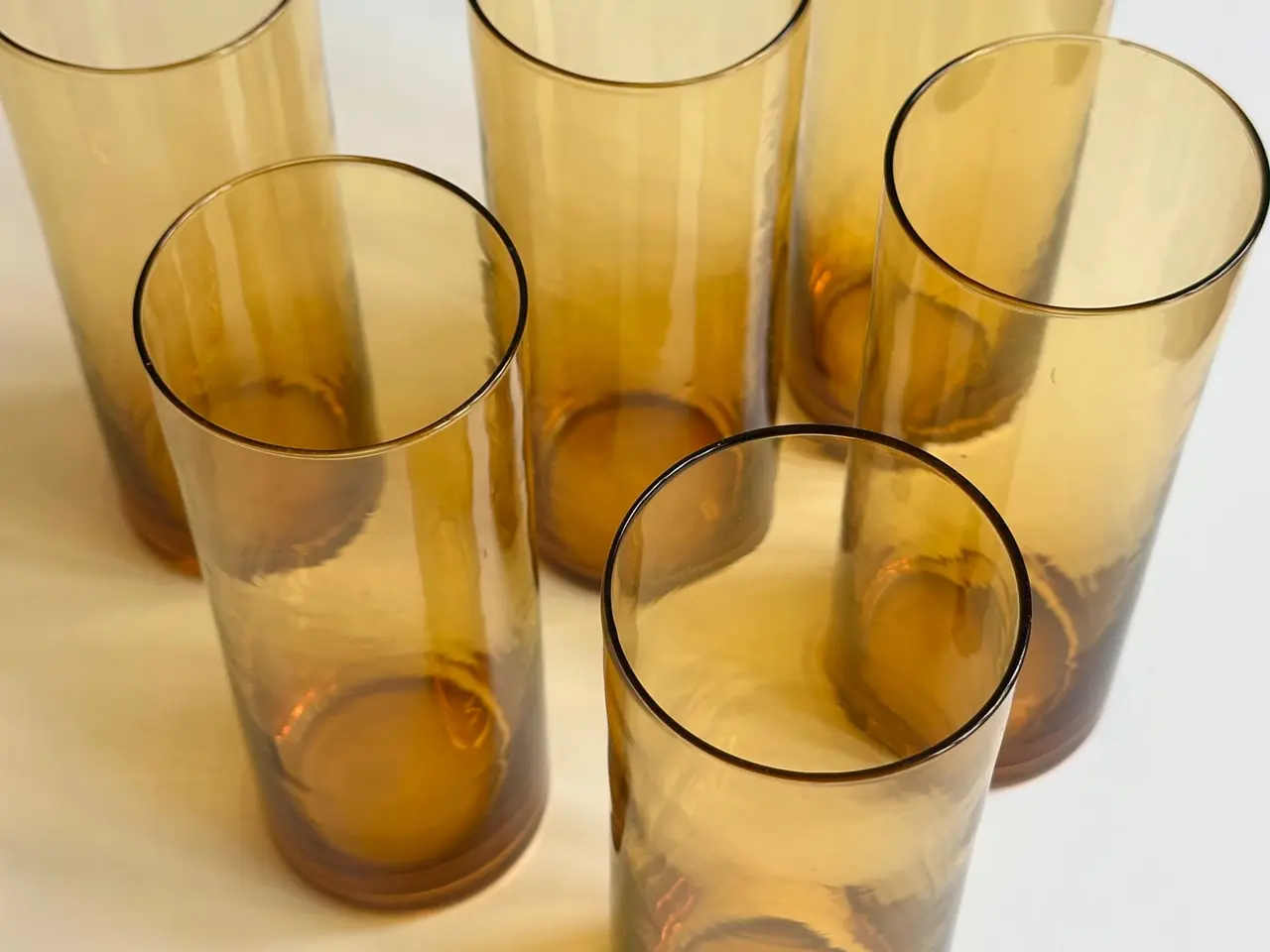 Billede 4 - Mid Century highball drikkeglas, 6 stk samlet