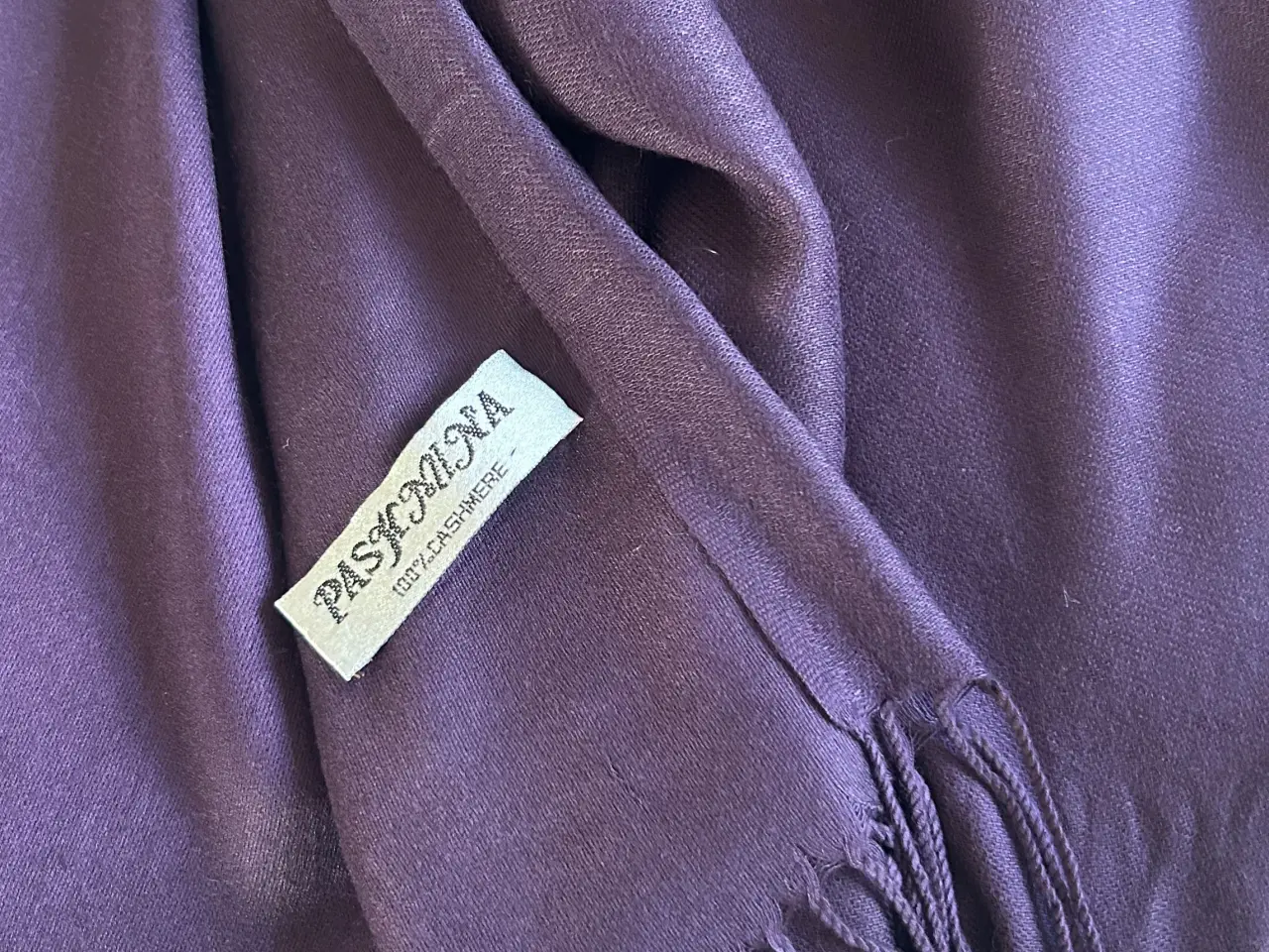 Billede 3 - Pashmina tørklæde. 100% cashmere. 