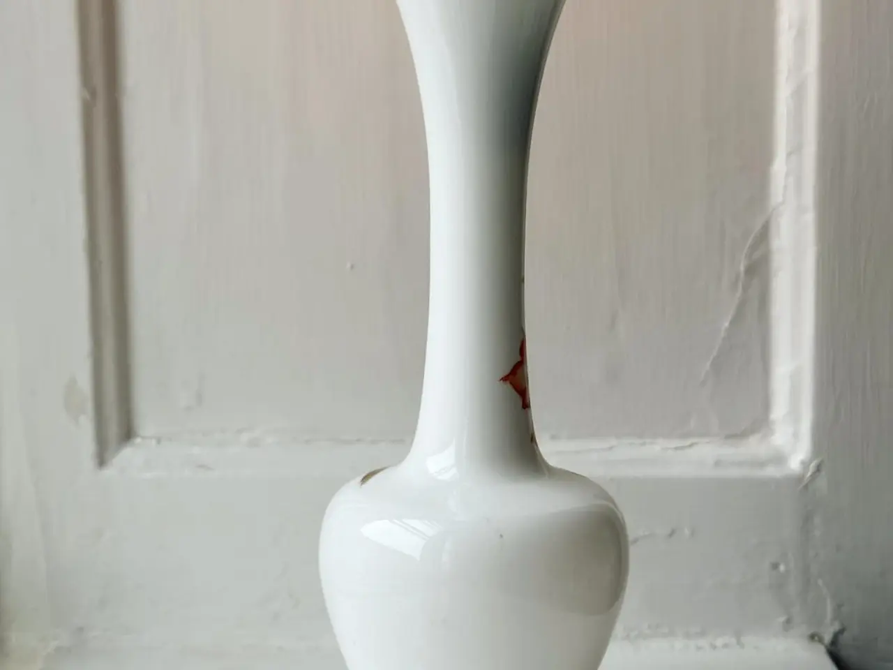 Billede 2 - Opalineglas m blomster og guld