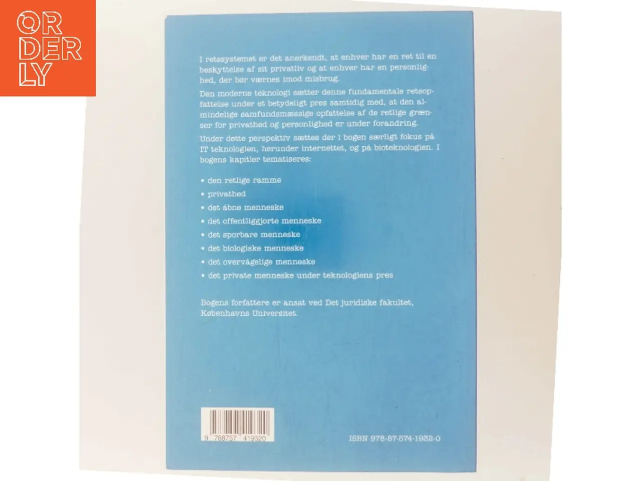Billede 3 - Ret, privatliv og teknologi (Bog)