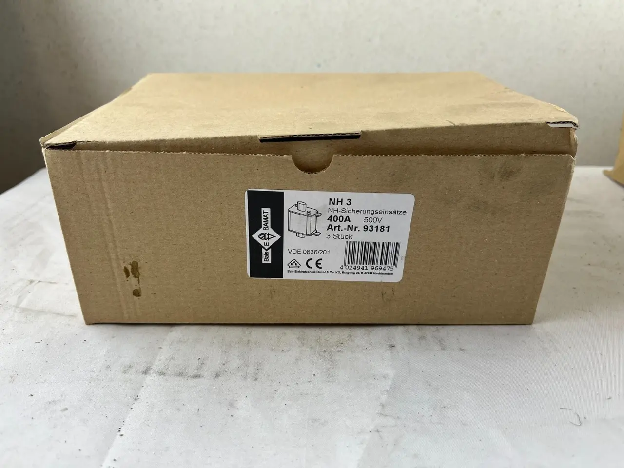 Billede 2 - 3x ETI NH3C NH3 sikringer 400A 500V gG 120kA ny