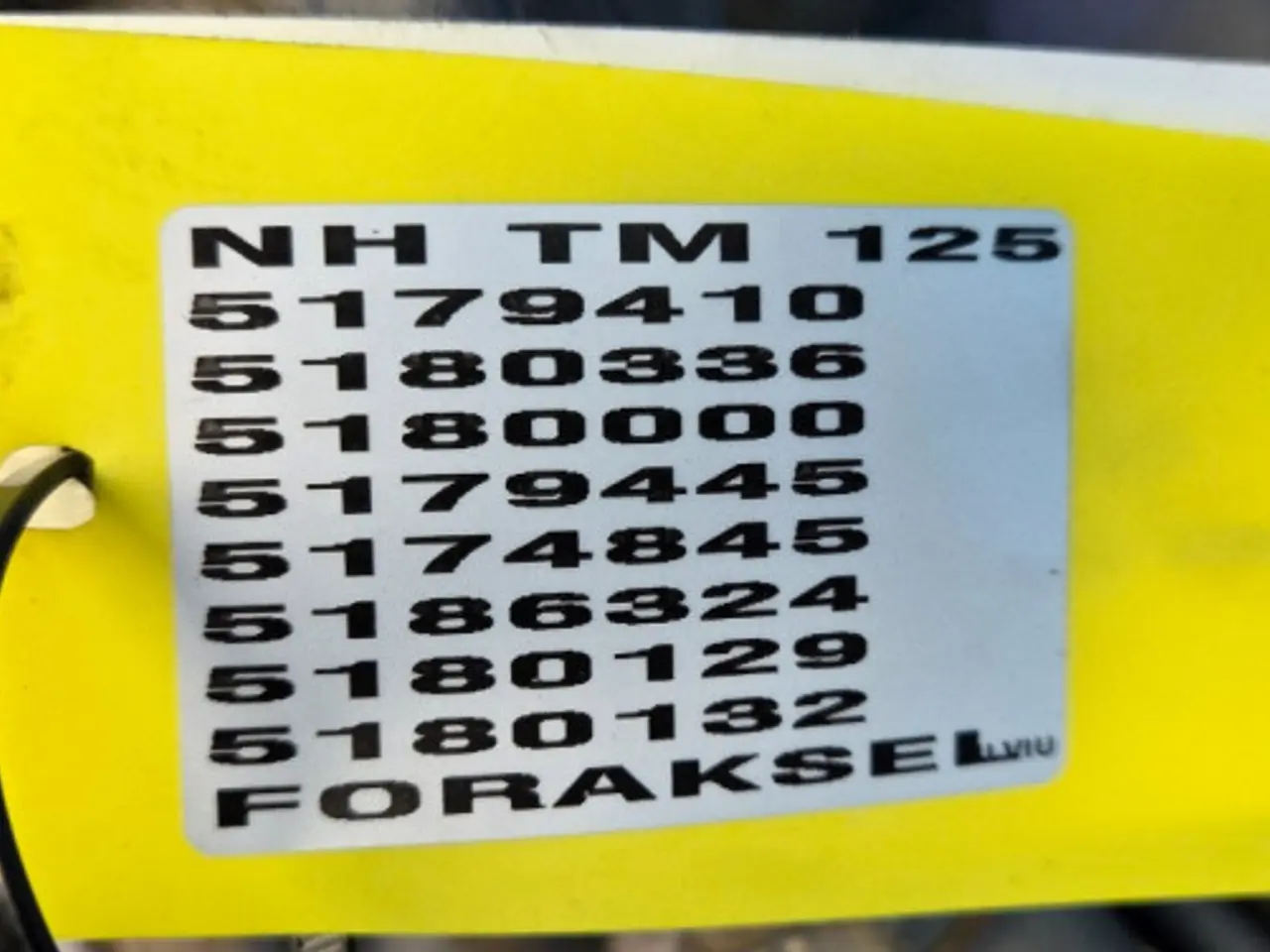 Billede 17 - New Holland TM125 Foraksel 5179410