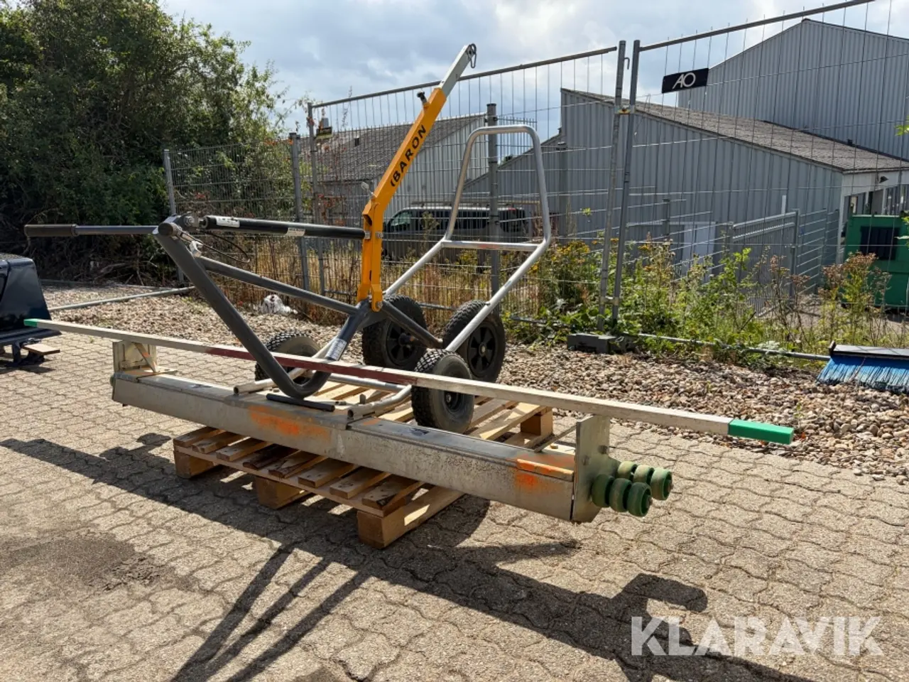 Billede 1 - Fliselægger og afrettervogn Baron Tile lifter Wagon