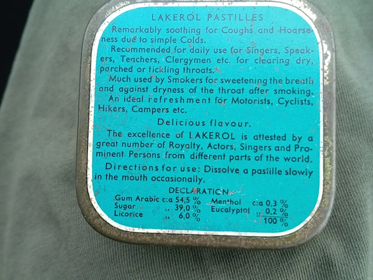 Billede 2 - Lakerol metal æske