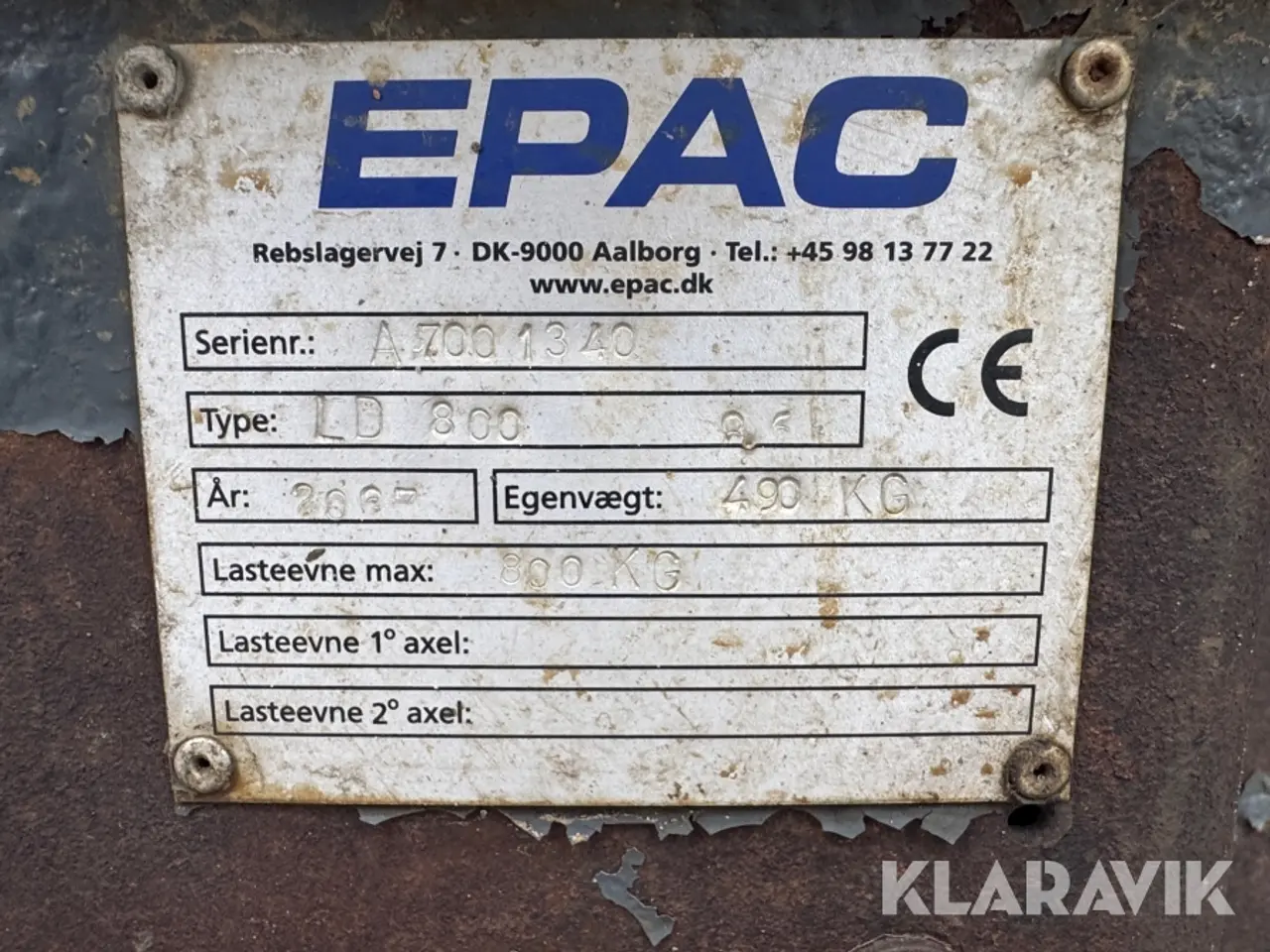 Billede 5 - Dumper EPAC LD 800