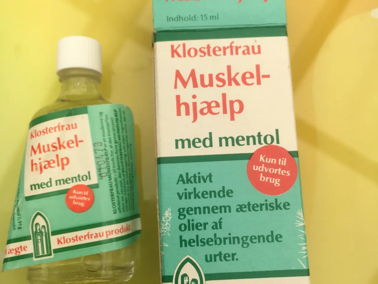 Billede 1 - Klosterfrau Muskelhjælp med mentol….. Giv bud.