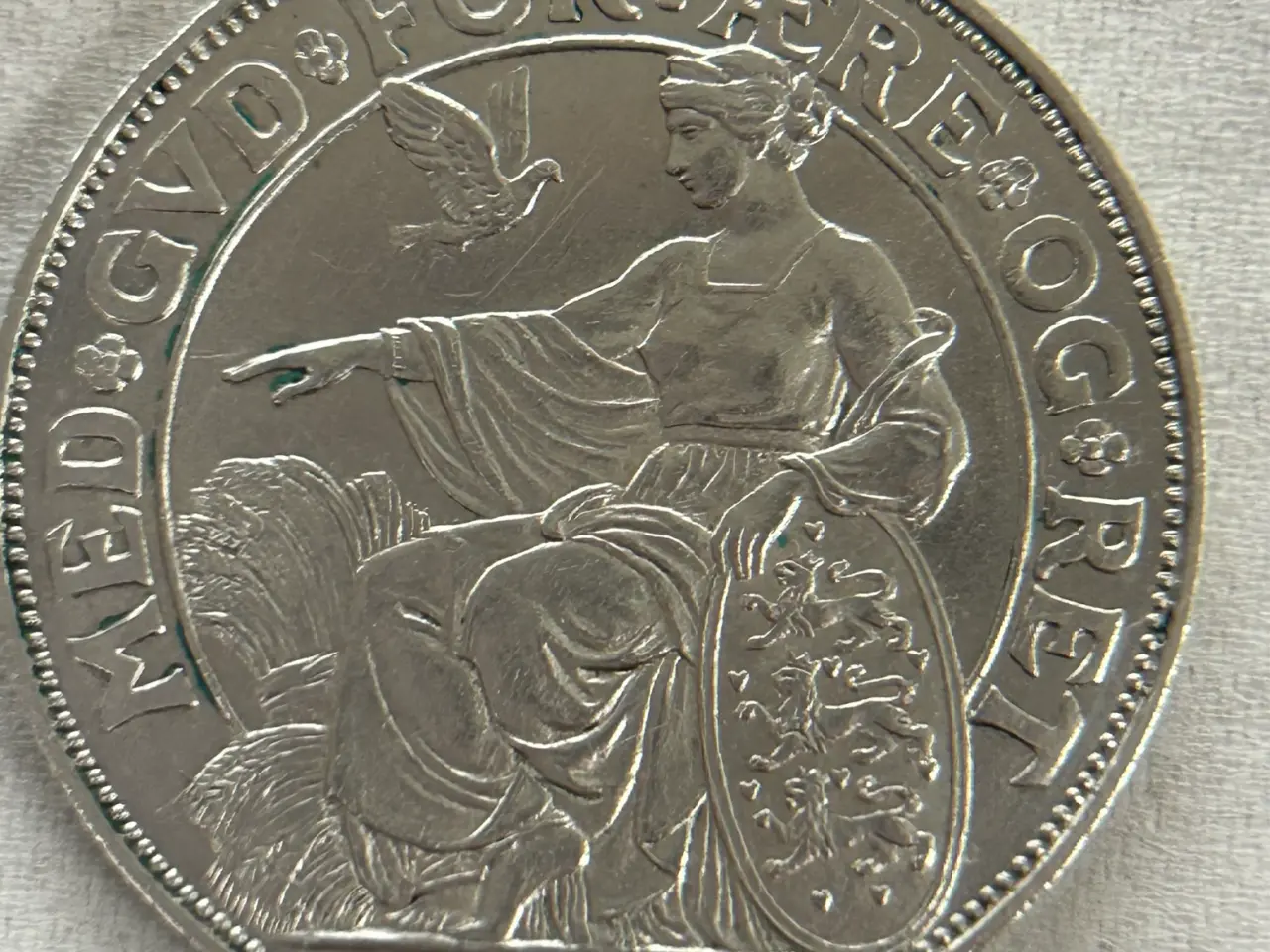 Billede 2 - Christian IX mindemønt 2 kroner 1903 Danmark