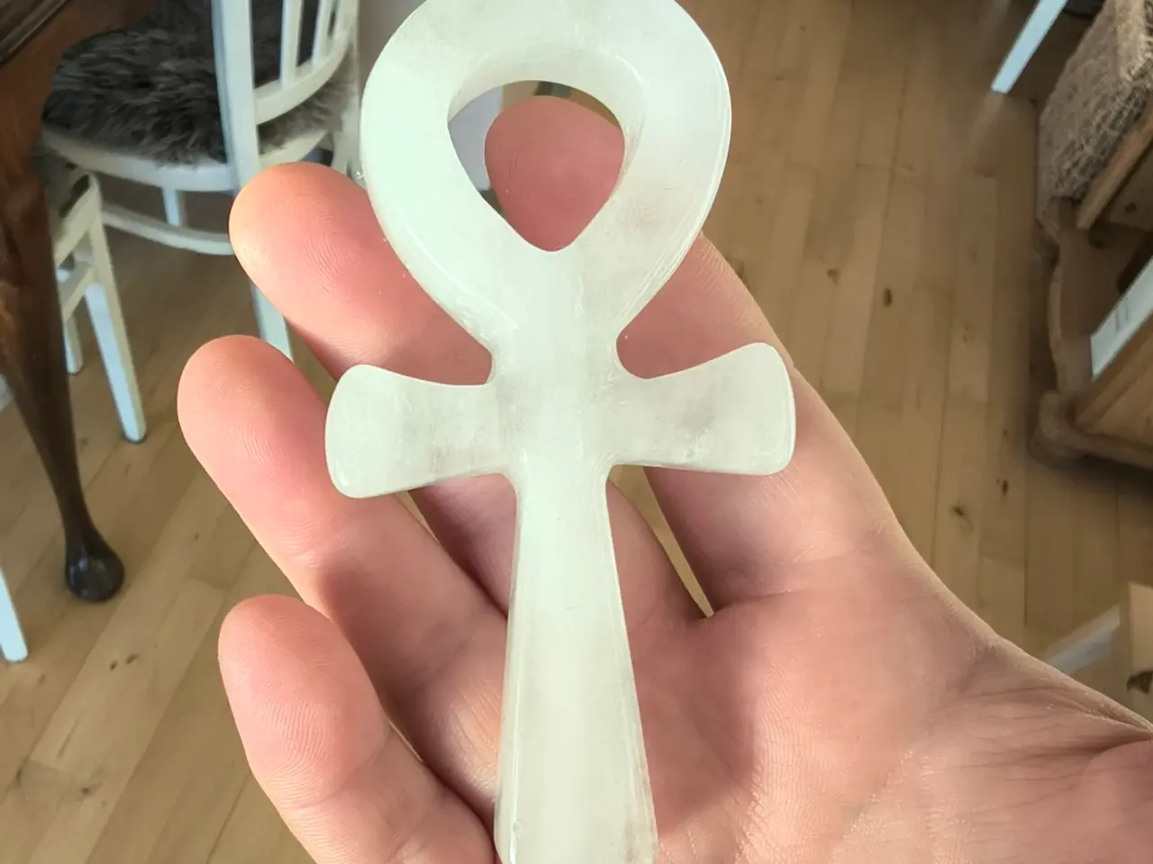 Billede 5 - Ankh krystalnøgle i snekvarts 