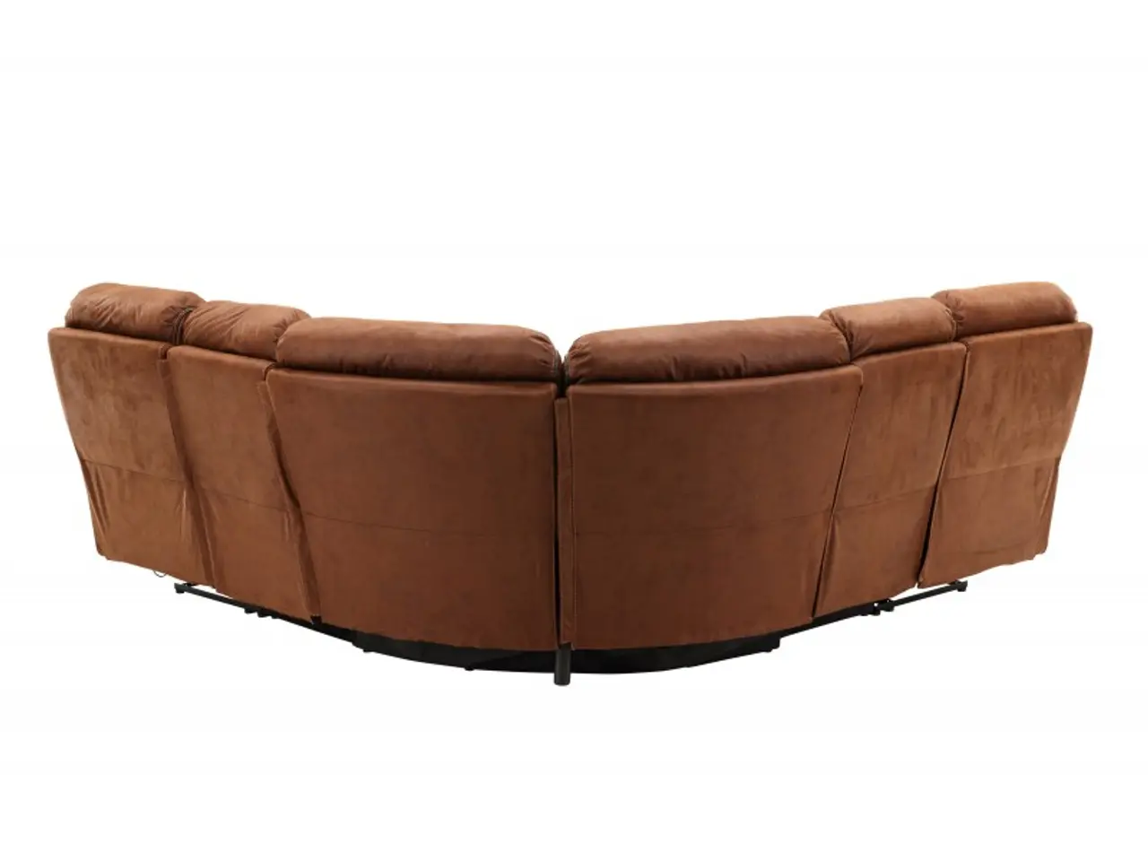 Billede 10 - Christopher Recliner hjørnesofa - Cognac - Ruskindsblød mikrofiber