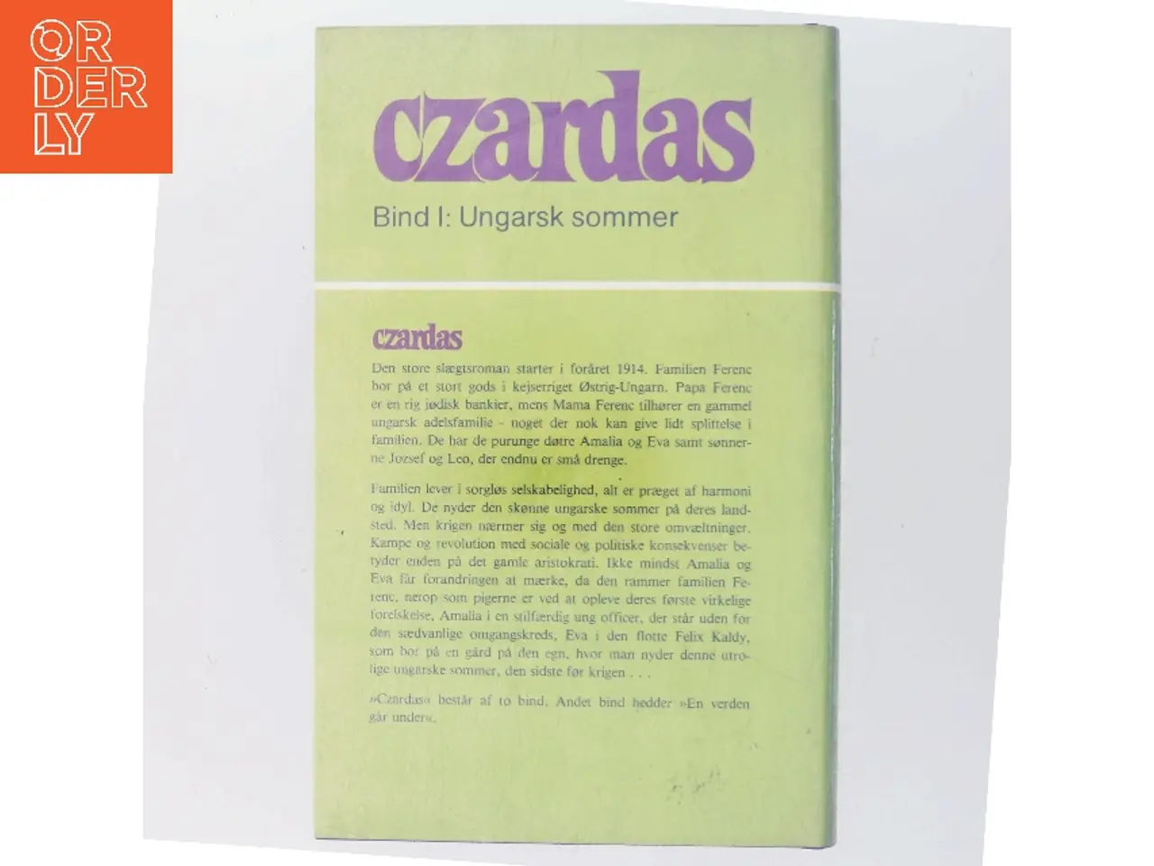 Billede 3 - Czardas. Bind I: Ungarsk sommer af Diane Pearson (Bog)