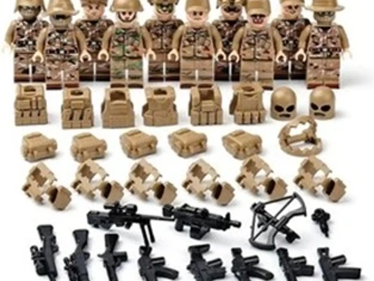 Billede 1 - 10 miniature samlefigurer USA passer til LEGO