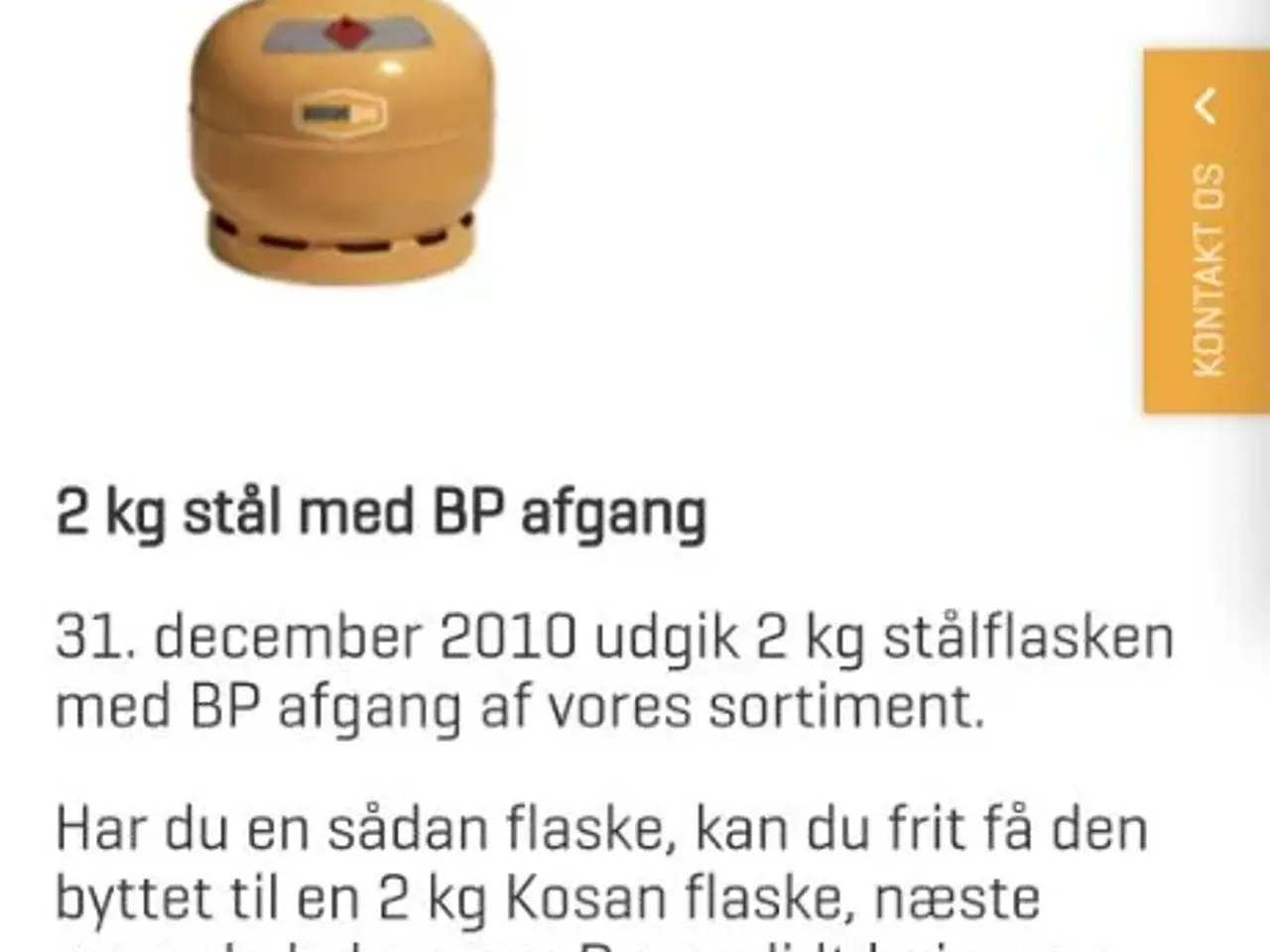 Billede 3 - Gasflaske 2 kg