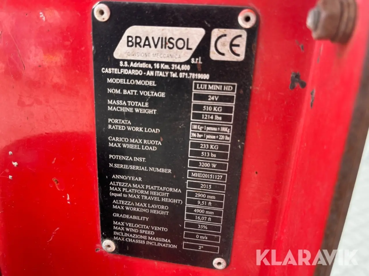 Billede 7 - Søjlelift Braviisol Lui Mini HD 5meter