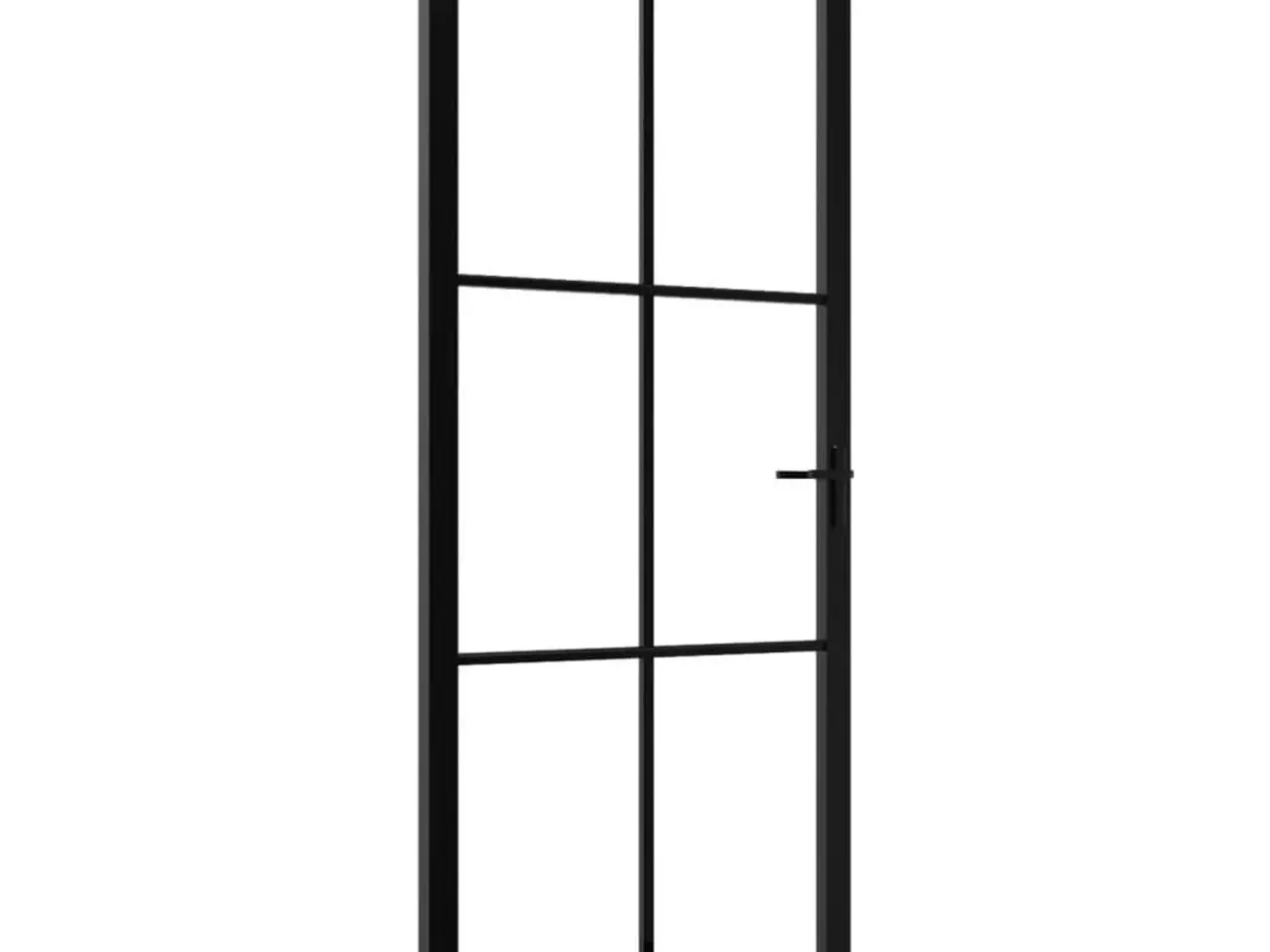 Billede 2 - Indvendig glasdør 83 x 201,5 cm - sort