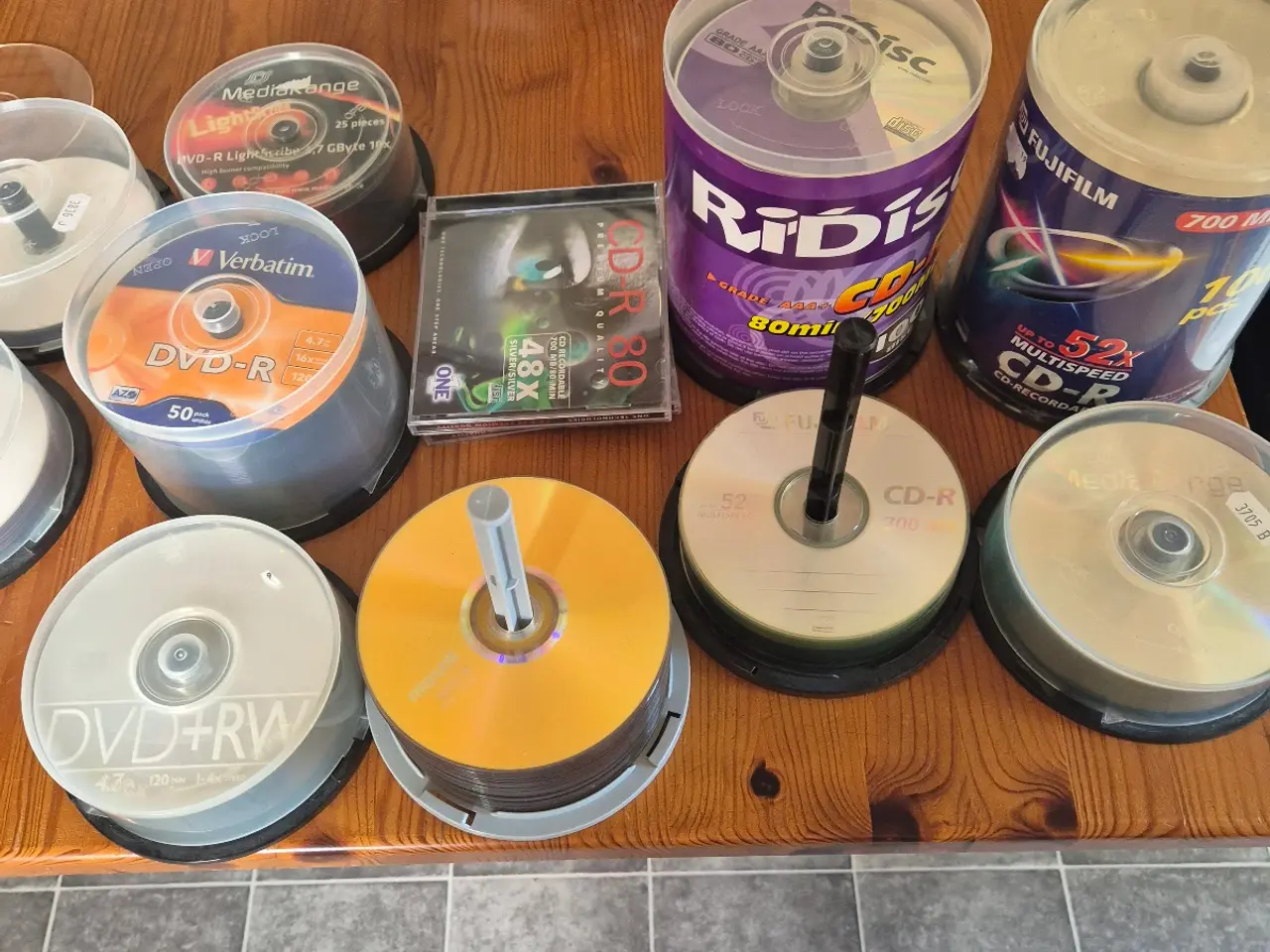 Billede 1 - Brændbare cder og dvder bluray