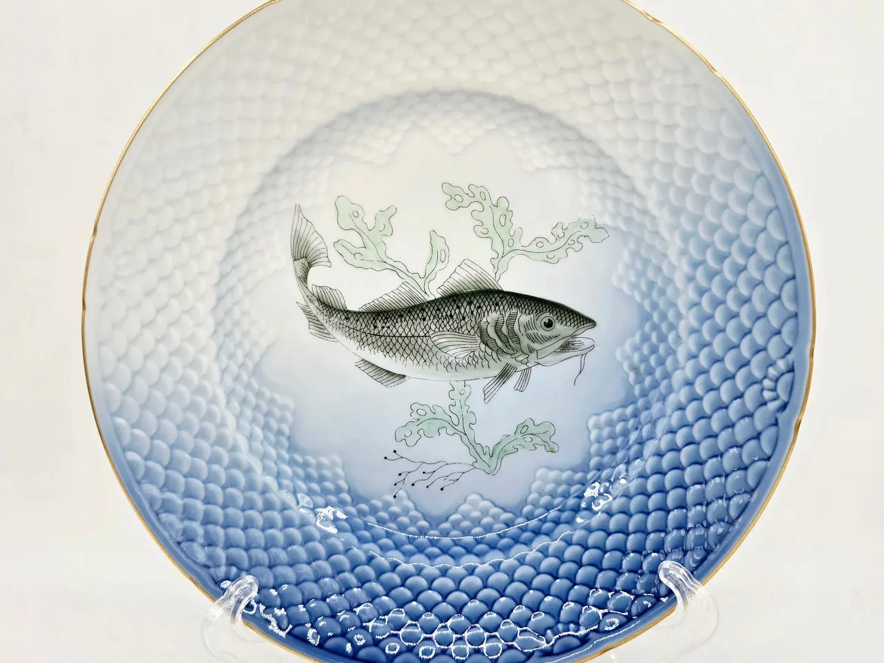 Billede 1 - Mågestel Fisketallerken Torsk nr.6. sortering 1