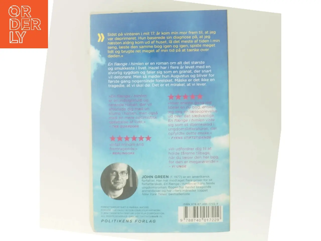 Billede 3 - En flænge i himlen af John Green (f. 1977) (Bog)