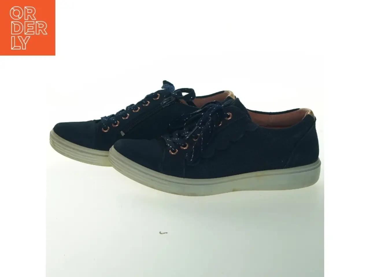 Billede 3 - Brugte mørkeblå sneakers fra Ecco (str. 37 cm)