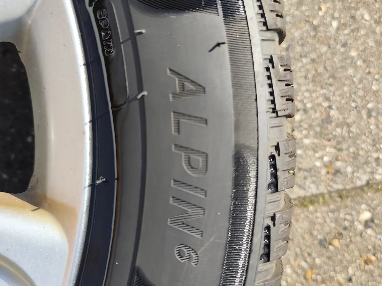 Billede 7 - Michelin Alpine vinterdæk med alufælge