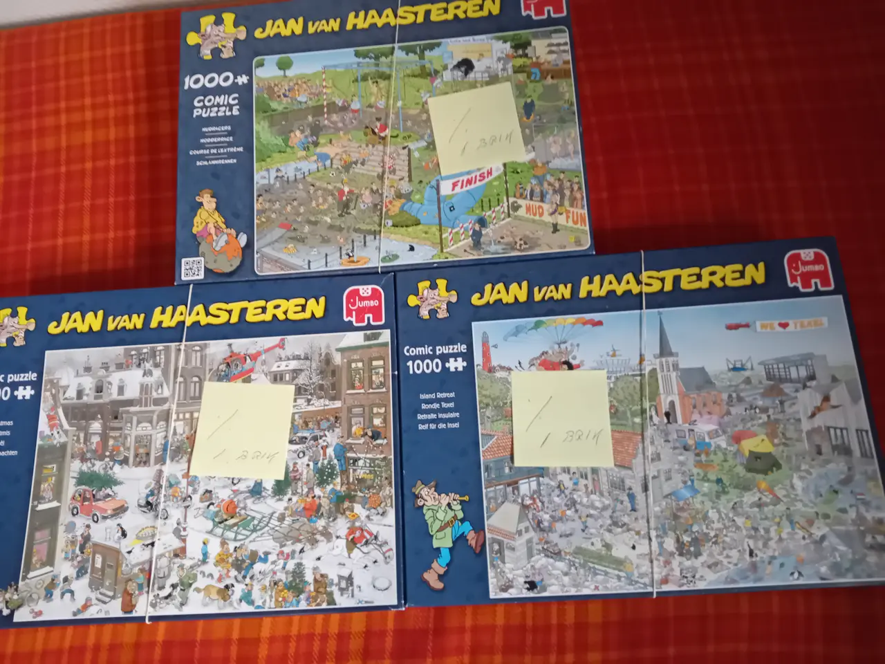 Billede 1 - 8 STK. JAN VAN HAASTEREN PUSLESPIL SÆLGES