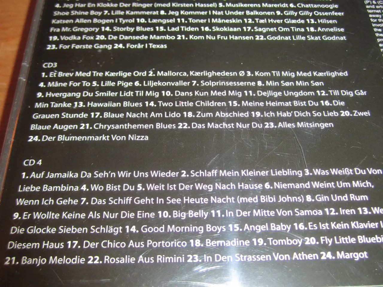 Billede 3 - GUSTAV WINCKLER. Boks. 4 x Cd.