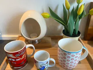 Stilren Cook & Baker fyrfadsstage (æggeformet)